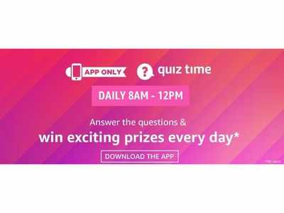Amazon app quiz October 31, 2019: Answer these five questions to win Rs 5,000