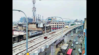 Metro work on Sitabuldi and Prajapati Nagar line finished | Nagpur ...