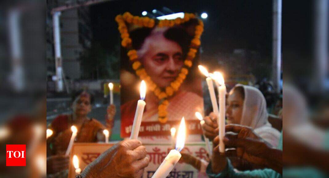 PM pays tributes to Indira Gandhi on her death anniversary | India News ...