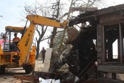 Landour Cantonment demolishes illegal construction, including by board members