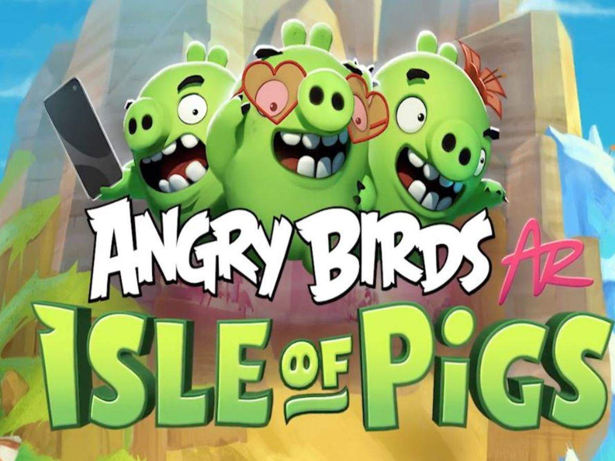 Angry birds AR isle of pigs: Angry Birds AR Isle of Pigs is now available  on Android - Times of India