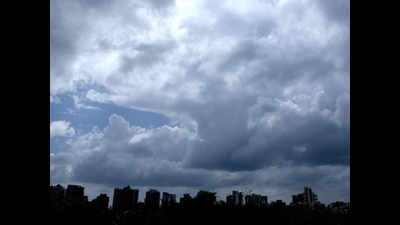Cloud patch over Mumbai and Thane