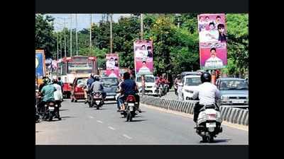 Secunderabad: Flexis, banners resurface in parts of eastern corridor