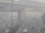 Shocking pictures of thick blanket of smog covering Delhi