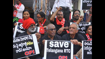 Telangana RTC strike: Unions to seek Centre's intervention
