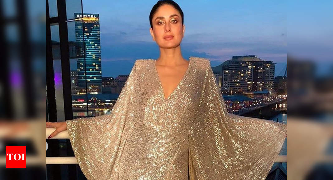 Watch Kareena Kapoor Khan Bedazzles In A Shimmery Gown For An Event In