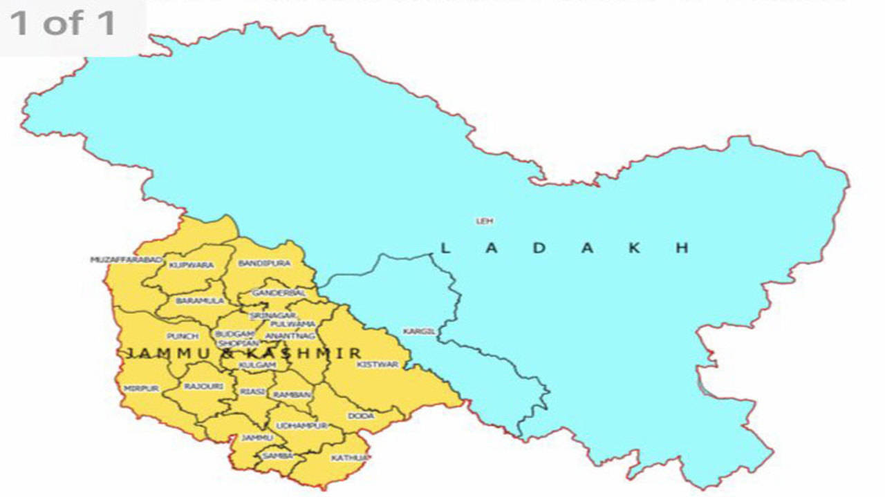 Survey Of India Maps Free Govt Releases New Political Map Of India Showing Uts Of J&K, Ladakh | India  News - Times Of India