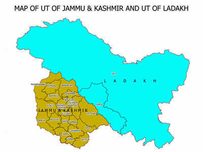 PoK in UT of Jammu and Kashmir, Gilgit-Baltistan in Ladakh in fresh map of India