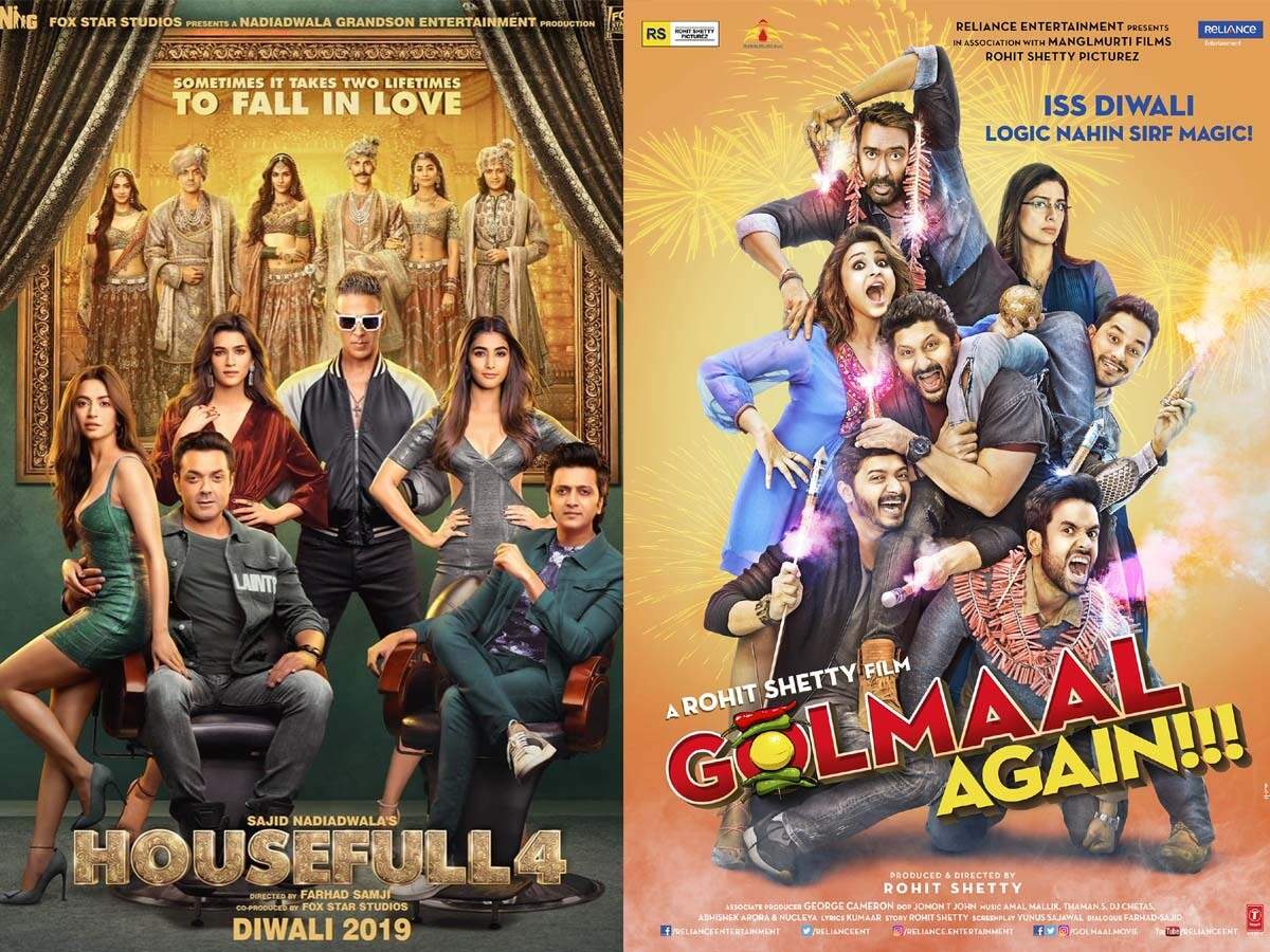 Housefull 4 Is Racing Against Golmaal Again To Become Highest Grossing Comedy Film Hindi Movie News Times Of India