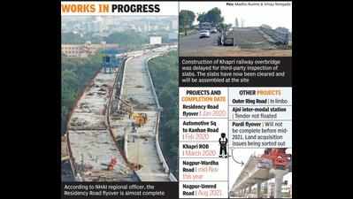 Three NHAI city projects to be complete by March 2020