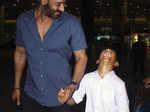 Ajay Devgn & son Yug Devgn pictures