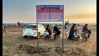 South Gujarat beaches closed for tourists