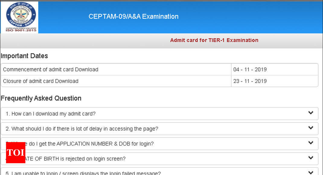 Drdo Ceptam Aanda Download