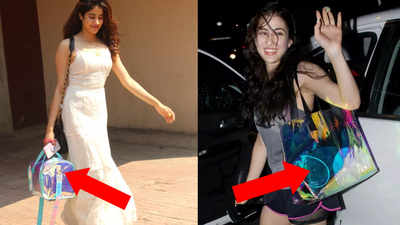 Sara Ali Khan or Janhvi Kapoor, who's holographic bag looks better?