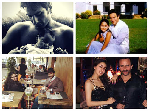 Sara Ali Khan Is Daddy S Little Princess And These Awww Dorable Throwback Pictures Are Proof The Times Of India