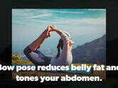 3 Yoga poses to shed belly fat