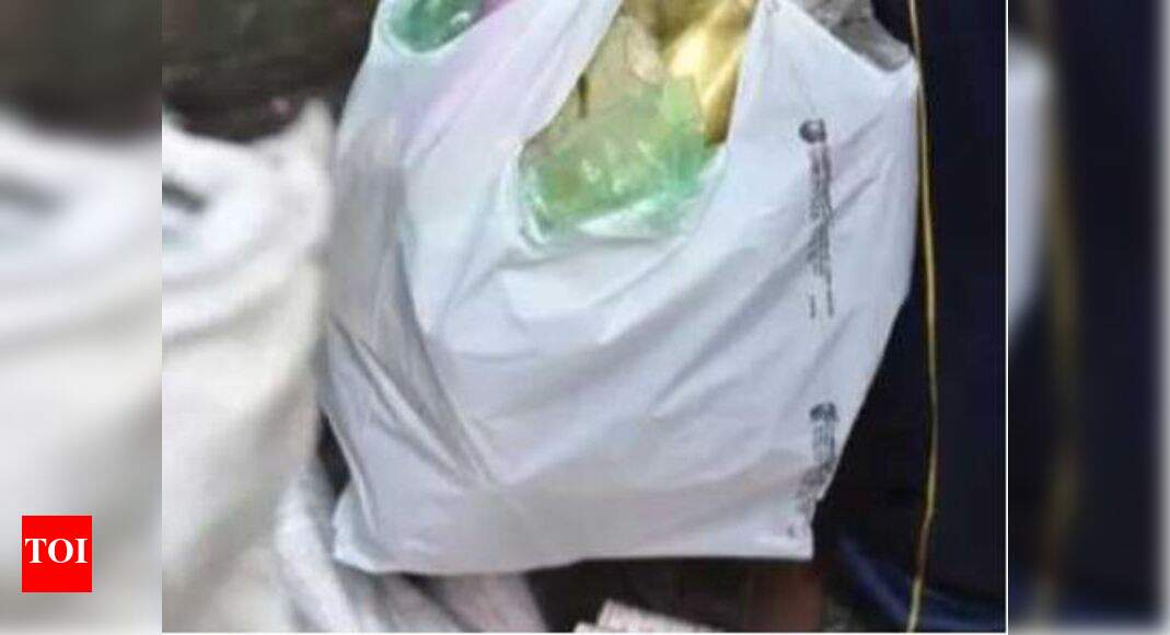 Hyderabad Rampant use of plastic carry bags continues in local markets