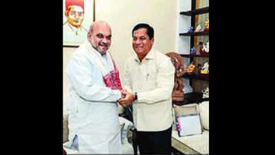 CM Sarbananda Sonowal meets PM Modi, Union home minister Amit Shah over Naga peace agreement