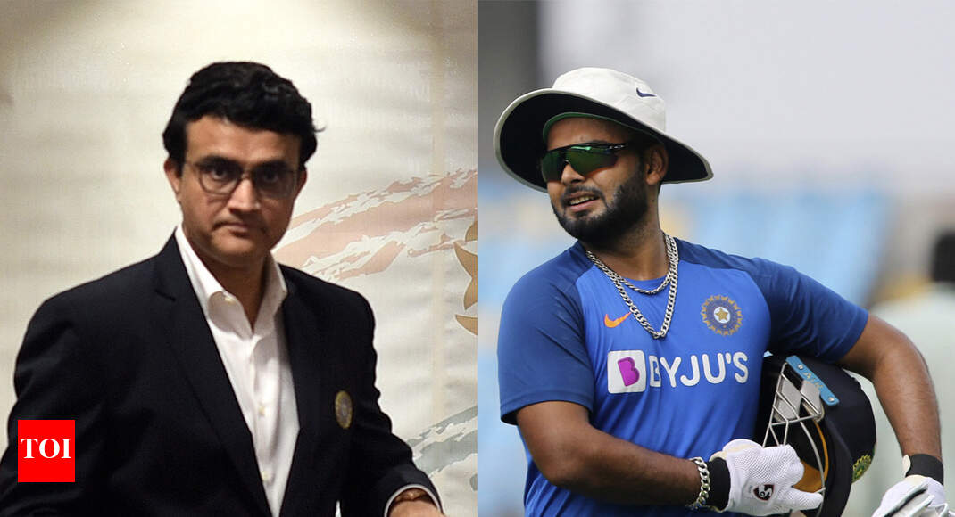 Give Rishabh Pant time, he'll be fine: Sourav Ganguly Give Rishabh Pant time, he'll be fine: Sourav Ganguly