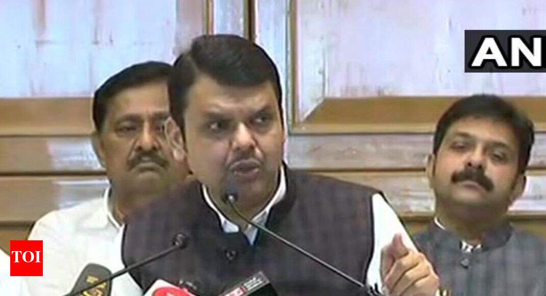 Fadnavis hits out at Sena, says sharing CM post never decided