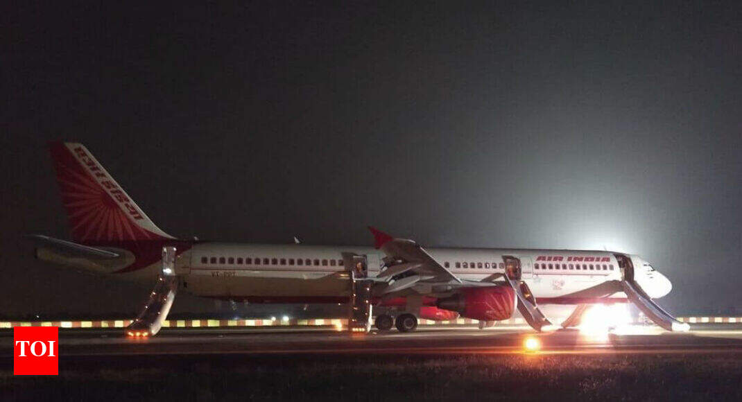 Engine fire suspected, Air India flight makes emergency landing in Raipur