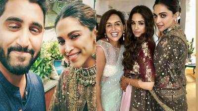 Deepika Padukone looks ethereal in lehenga as she attends friend's wedding ceremony in Bangalore