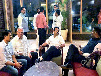 Shiv Sena In Retreat Mlas Moved To Isolated Resort In Madh - 