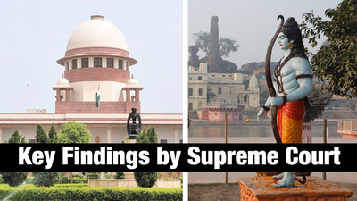 Ayodhya Verdict: Key findings by Supreme Court