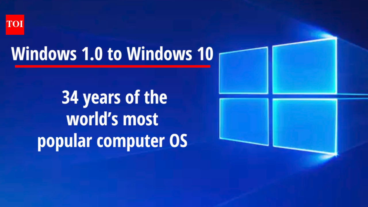 Windows 1.0 to 10: 34 years of the world’s most popular computer OS