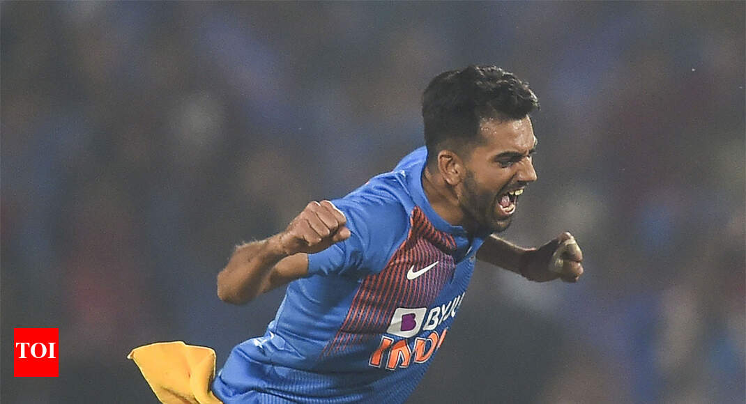 Deepak Chahar records best-ever figures in T20Is