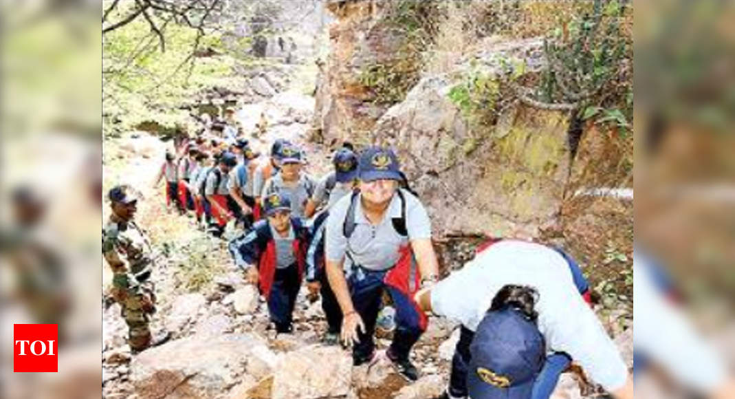 Rajasthan: National Cadet Corps girls prove trekking mettle in rugged ...