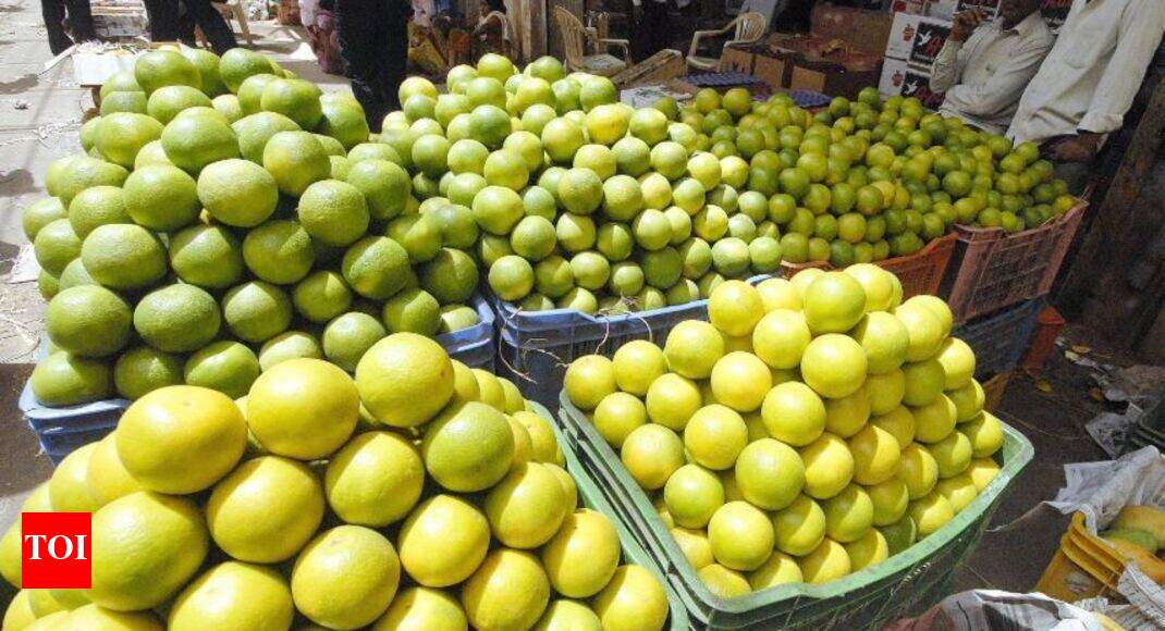 Bengaluru Sweet lime cost doubles to 155/kg, leaves a bitter taste