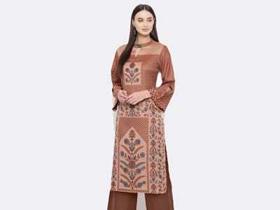 Woolen kurtis for women who wear ethnic wear on the daily