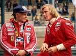 Nikki Lauda and James Hunt