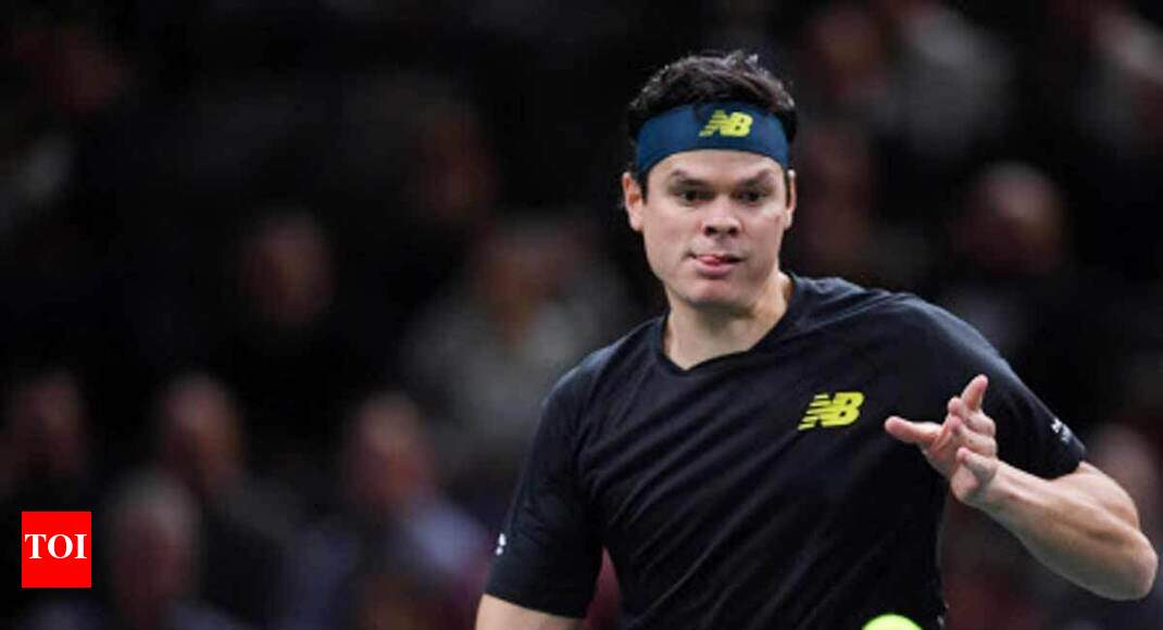 Milos Raonic withdraws from Canada's Davis Cup team - Times of India