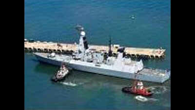 British warship docks in Goa | Goa News - Times of India