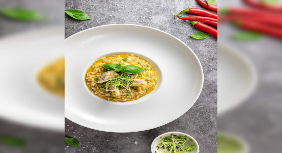 Squid and Rocket Leaves Risotto Recipe: How to Make Squid and Rocket Leaves Risotto Recipe | Homemad