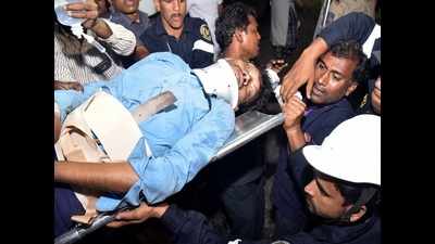 Hyderabad train accident: Injured loco pilot critical