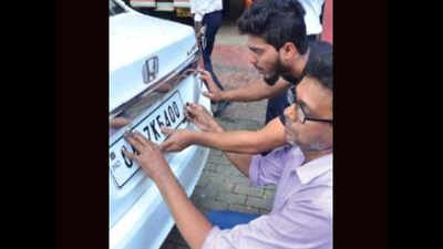 Panaji: Keep track of High Security Registration Plates fitment status through SMS alerts