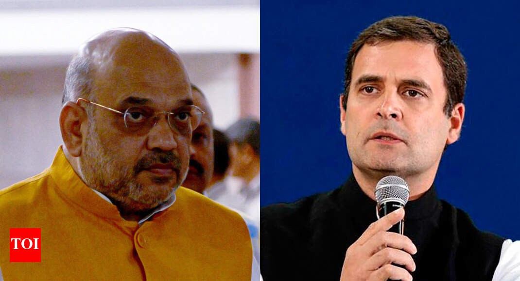 Rafale verdict: Shah seeks Cong apology; Rahul demands JPC probe