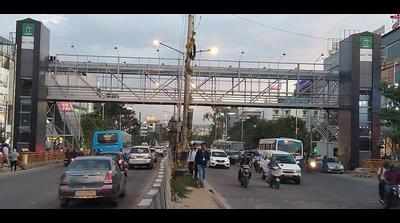 Bengaluru: Dysfunctional lifts, CCTVs render skywalks useless