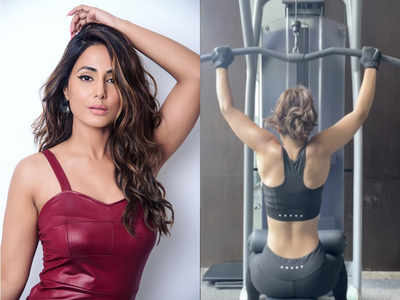 Hina Khan is giving us major fitness goal; watch video