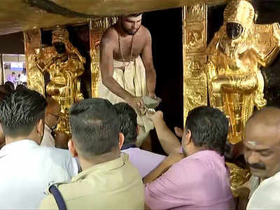 Sabarimala temple opens, devotees throng to offer prayers