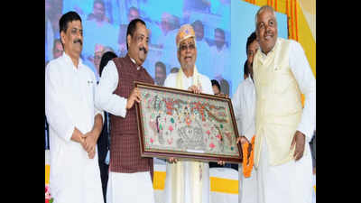 Bihar CM lays foundation stones for seven projects in Madhubani district