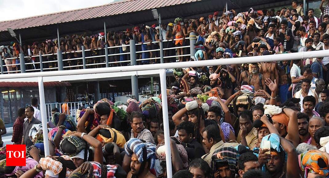 Sabari opens, cops block entry of women below 50