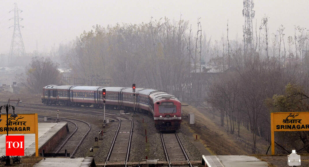 Rail services resume in Kashmir after 3 months