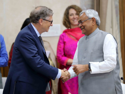 Bill Gates meets Bihar CM Nitish Kumar, both reiterate their commitment for continued partnership in state