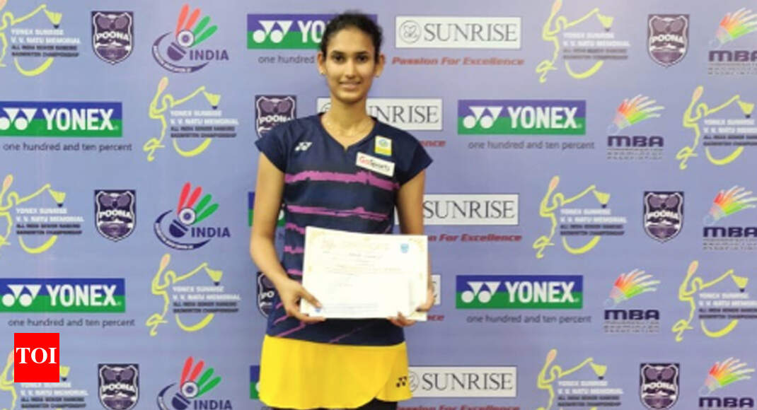 Ruthvika, Siddharth clinch All India Senior Ranking badminton titles - Times of India