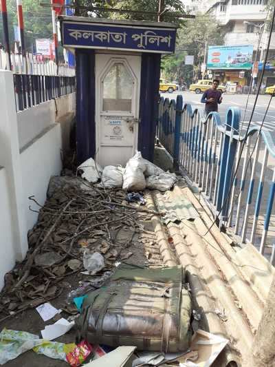 footpath totally blocked