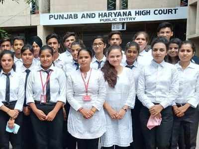 LLB, BA-LLB students observe court proceedings at Punjab and Haryana HC